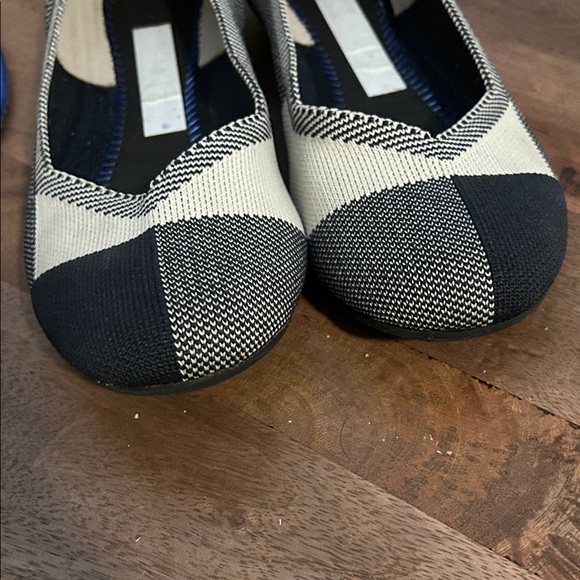 Rothy's Black and Cream Checkered Flats - Picture 6 of 6